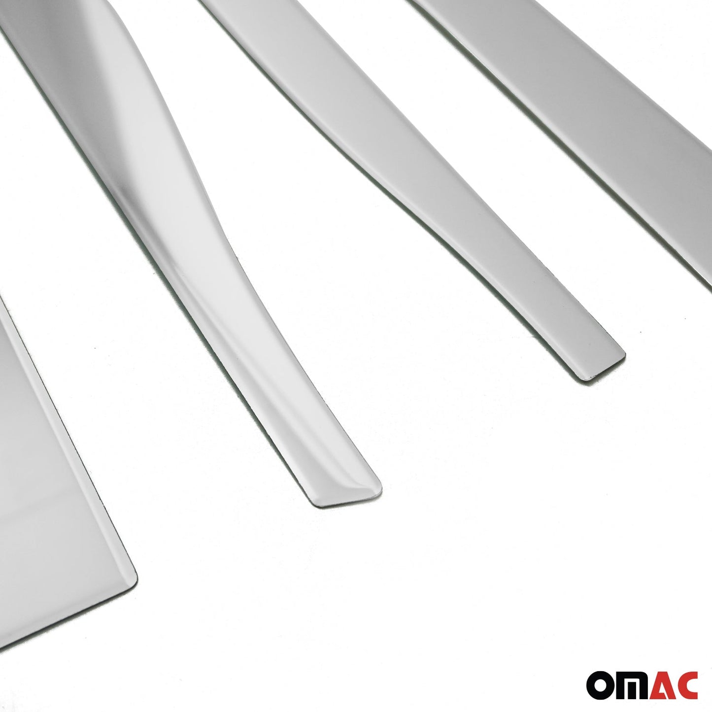 2018-2020 Buick Regal TourX Side Door Molding Trim Stainless Steel Silver 4x