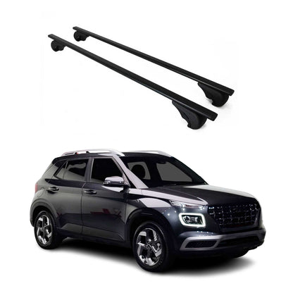 2020-2026 Hyundai Venue Roof Rack Cross Bars Black