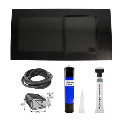 2006-2018 Mercedes Sprinter W906 Window Glass Fit Kit Right Sliding Door L3 L4