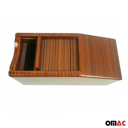 1979-1991 Mercedes S Class W126 Console Cassette Center Box Wood Zebrano