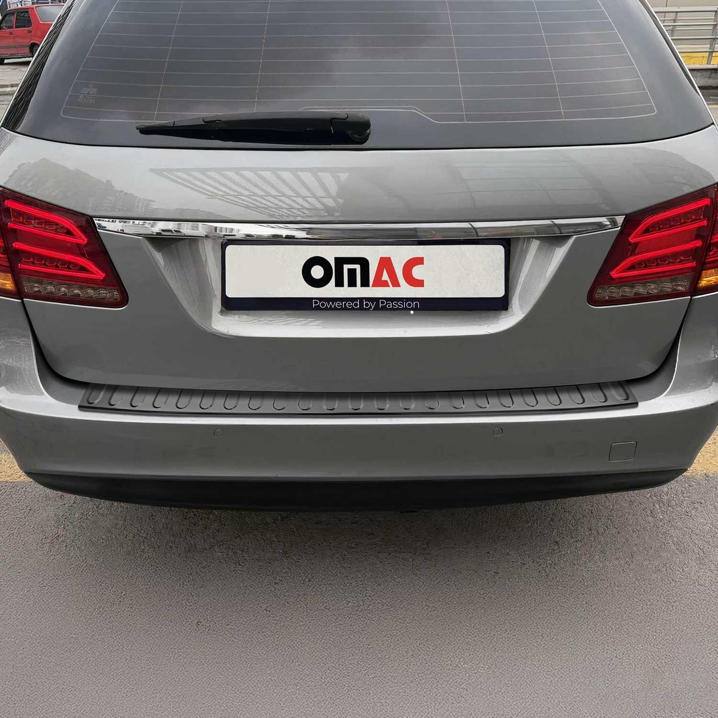 2010-2016 Mercedes E Class S212 Wagon Rear Bumper Guard Stainless Steel Dark