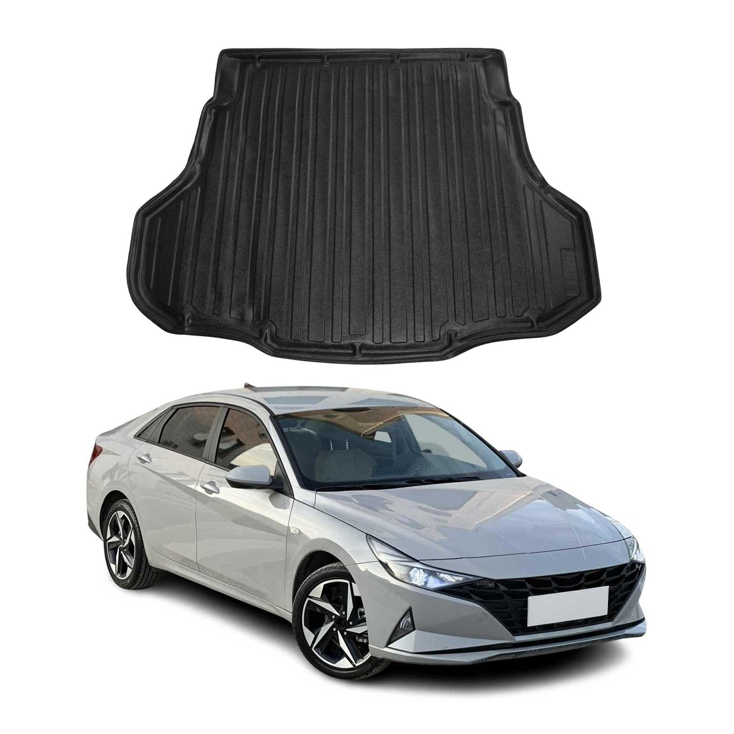 2021-2026 Hyundai Elantra Sedan Cargo Liner Trunk Mat All Weather Black