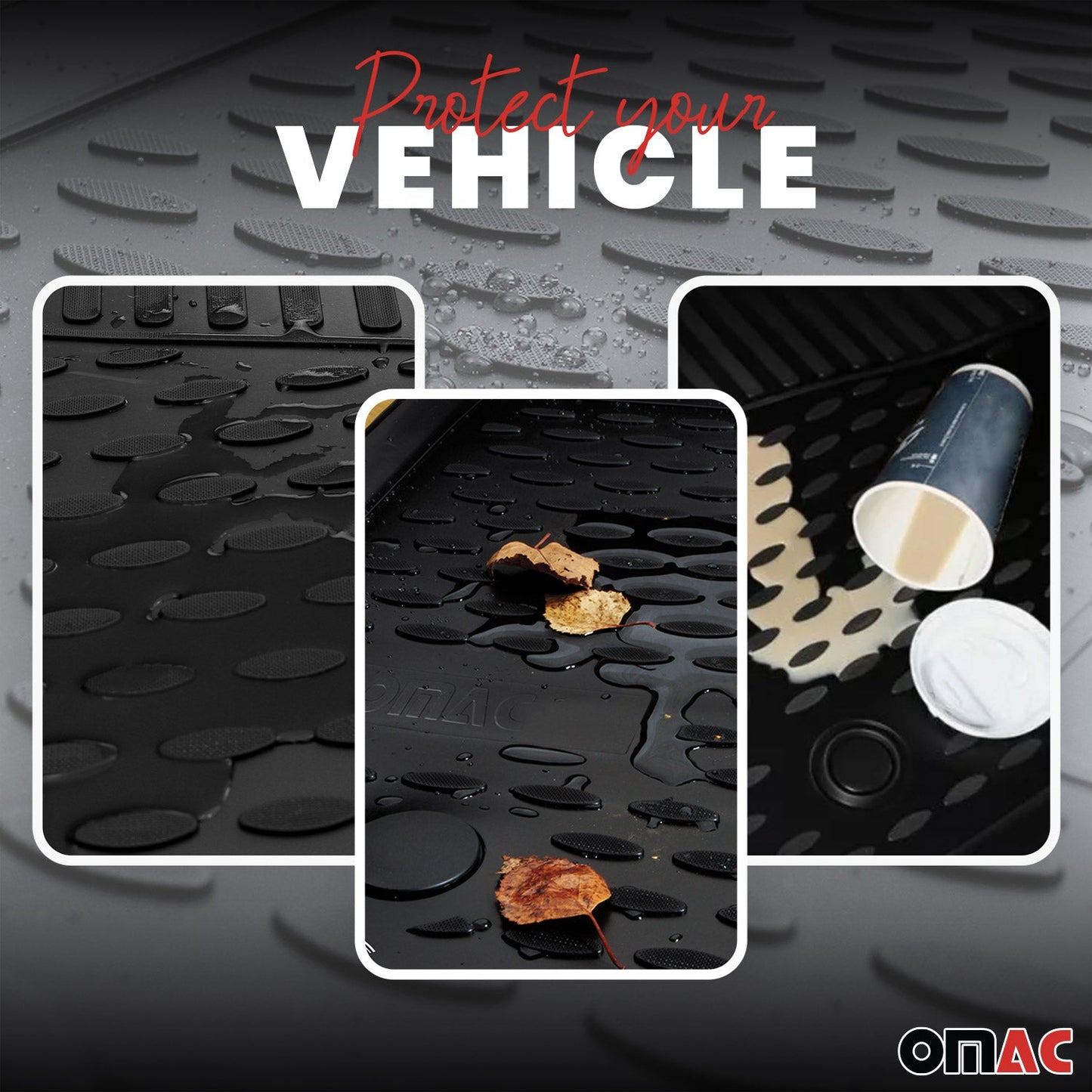 2022-2026 Mercedes C Class W206 Wagon Floor Mats Liners Full Set All Weather Black