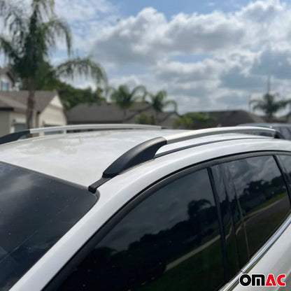 2004-2013 Mazda 3 Roof Rack Rails Side Rails Aluminium Silver 2 Pcs