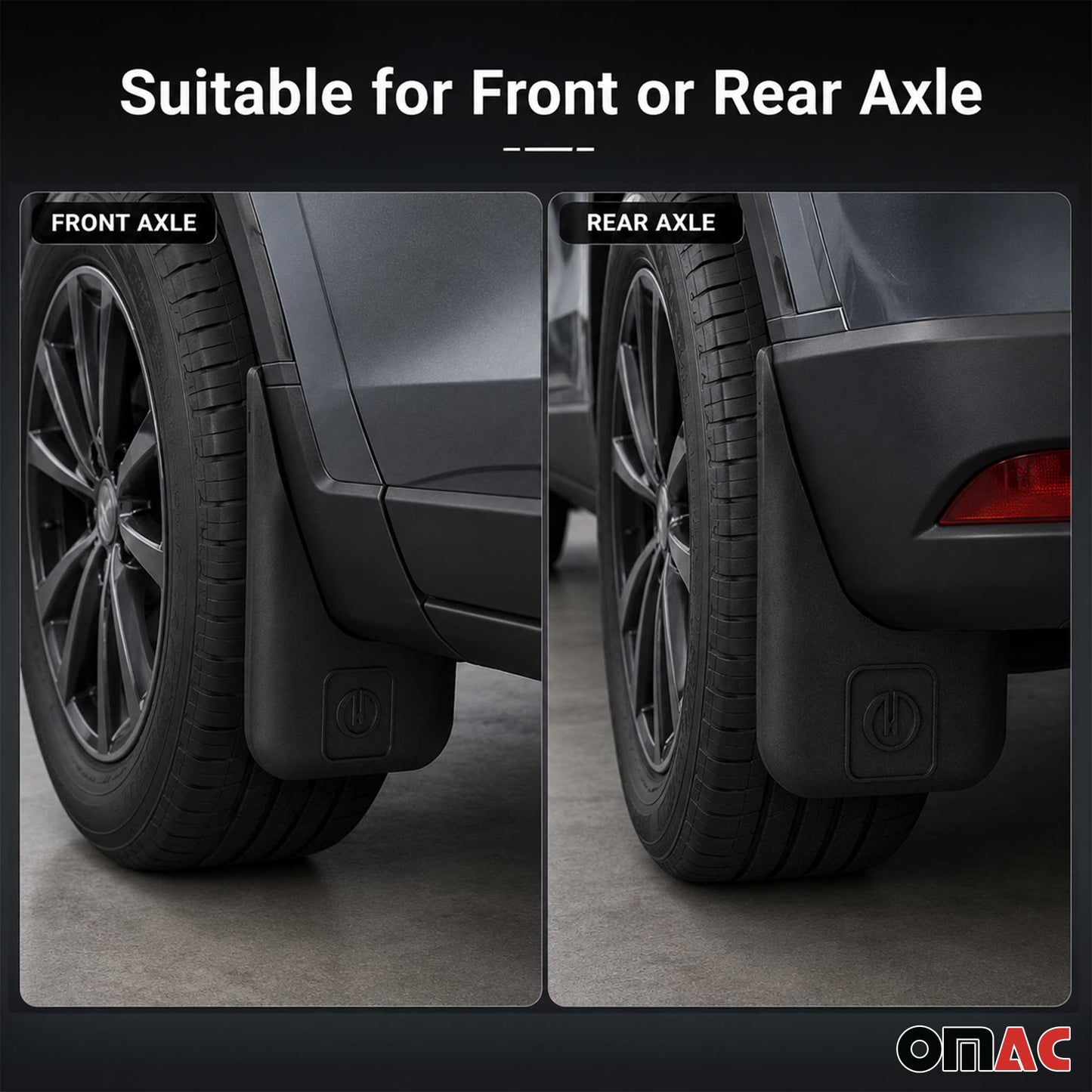 2016-2021 Mazda CX-3 Mud Guards Splash Mud Flaps Black 4 Pcs