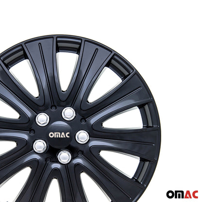 16" Hub Caps for Ford Transit 150 250 350 2015-2025 Black Silver Wheel Covers 4x