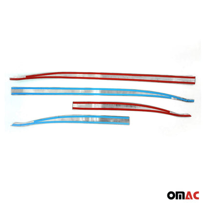 2019-2024 Jeep Renegade Side Door Molding Trim Skirt Garnish Steel Dark 4Pcs