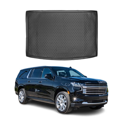 2021-2026 Chevrolet Suburban Cargo Liner Trunk Mat All Weather Behind 3rd Row