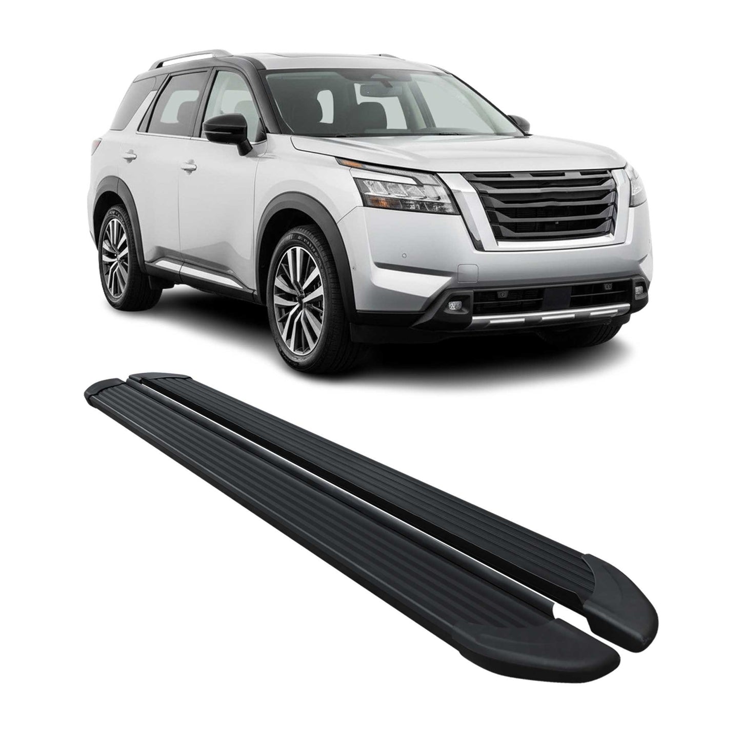 2022-2026 Nissan Pathfinder Running Board Nerf Bar Side Step Black 2 Pcs