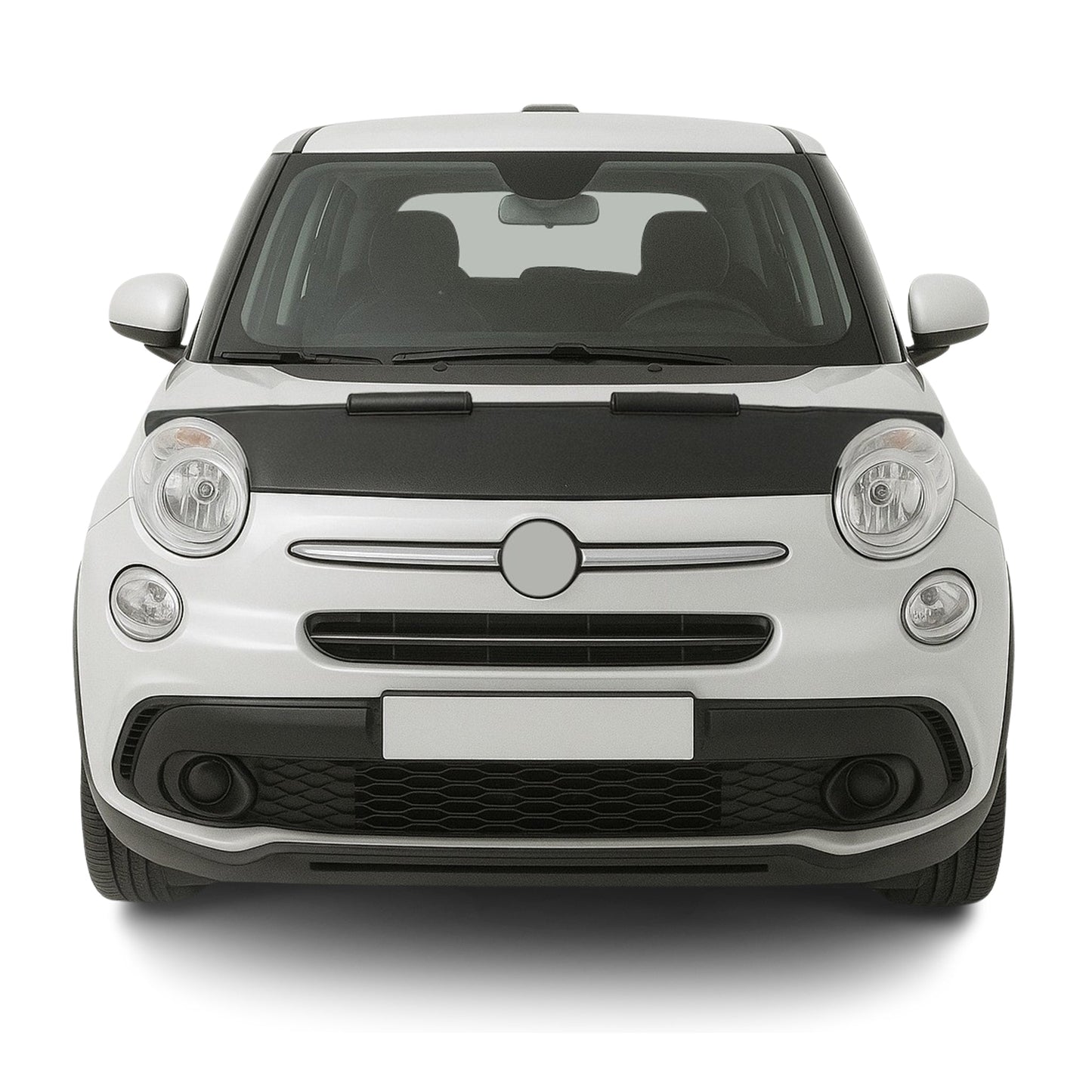 2014-2020 Fiat 500L Car Bonnet Mask Hood Bra Black 1 Pc