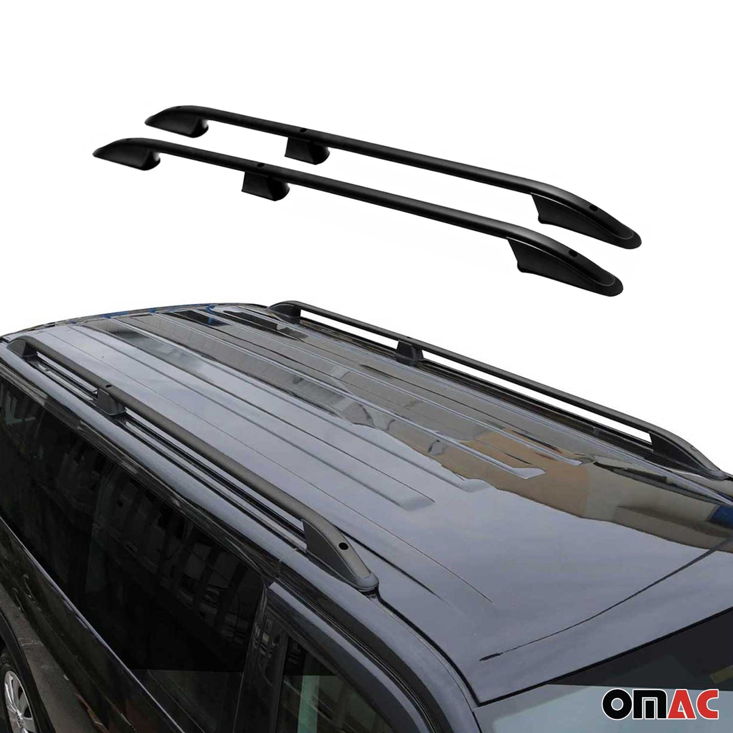 2012-2018 Opel Combo Roof Rack Rails Side Rails Black