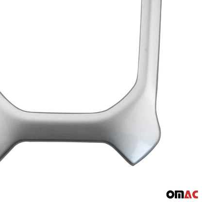 2015-2024 Jeep Renegade Gear Shift Knob Frame Silver Chrome 1Pc