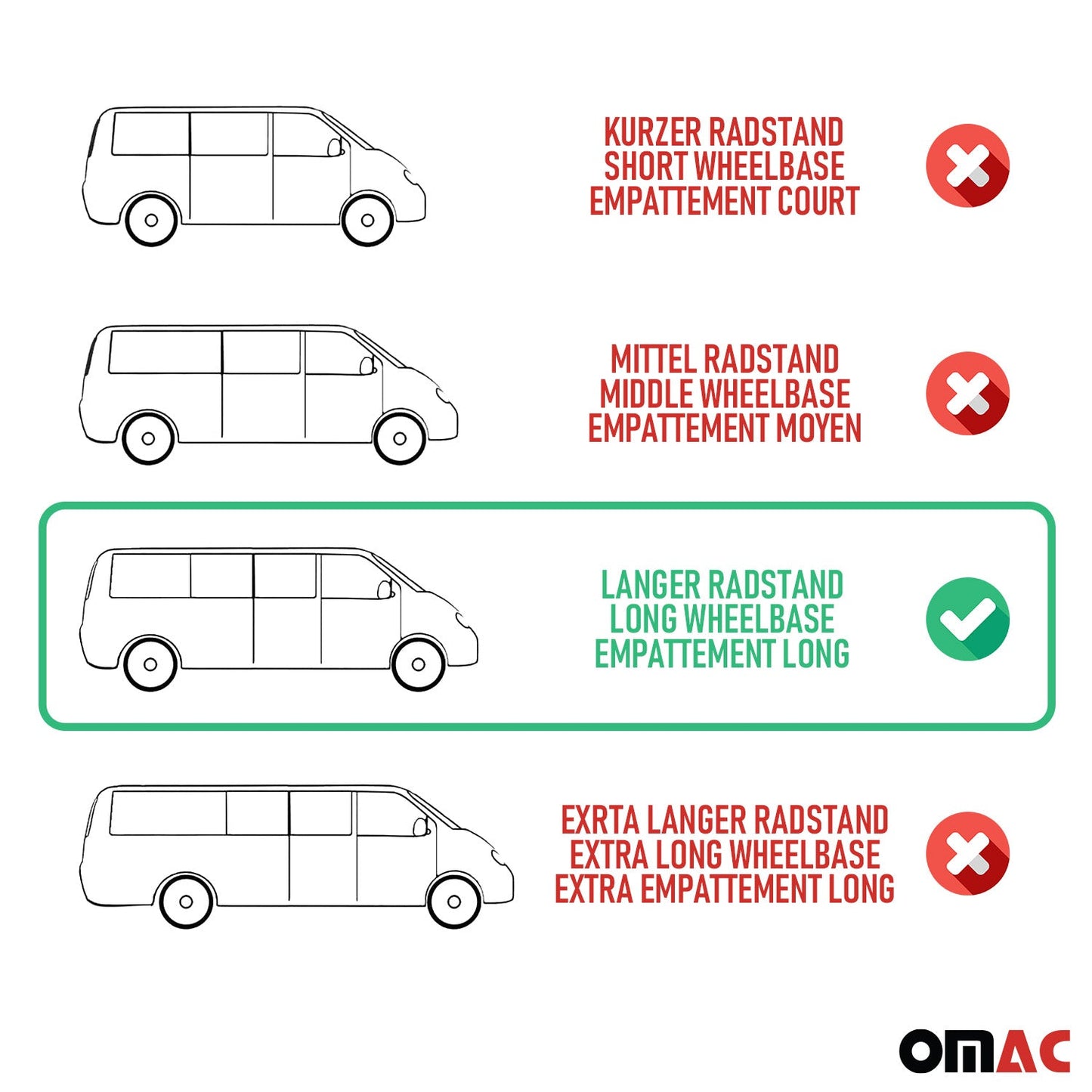 2015-2026 Ford Transit L3 LWB Roof Rack Rails Side Rails Silver
