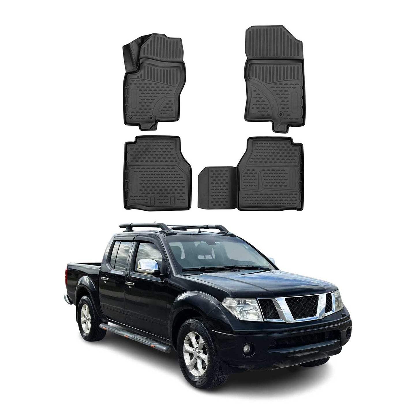 2009-2019 Nissan Frontier King Cab Floor Mats Liners Full Set All Weather