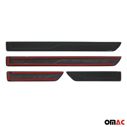 2021-2026 Hyundai Elantra Door Sill Scuff Plate Scratch Protector Carbon