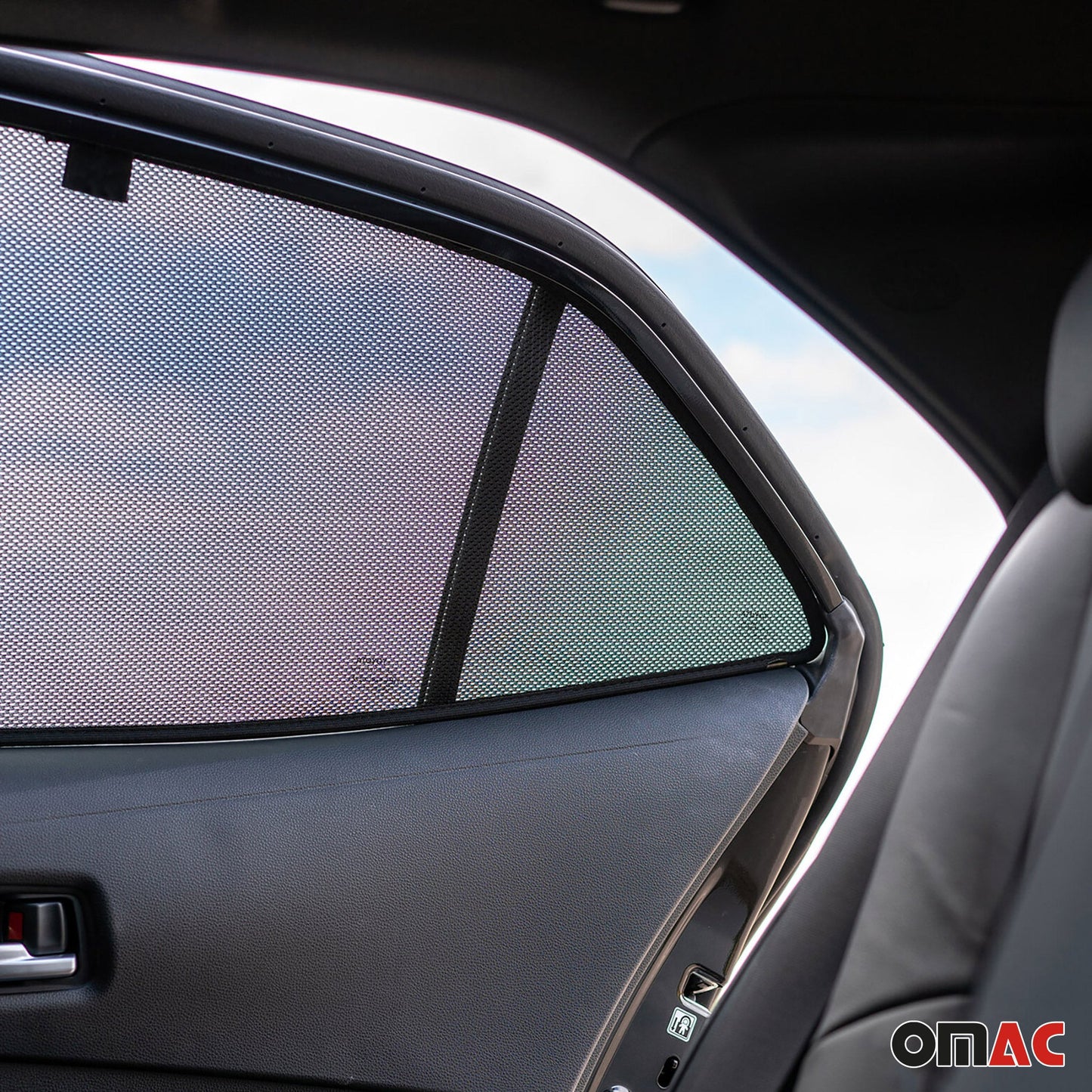 2019-2026 Toyota Corolla Hatchback Side Rear Window Curtain Mesh Black 2Pcs
