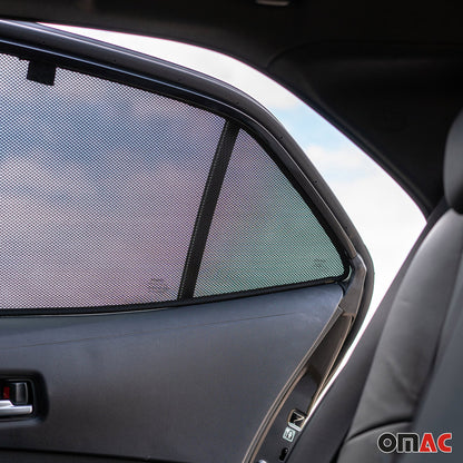 2019-2026 Toyota Corolla Hatchback Side Rear Window Curtain Mesh Black 2Pcs