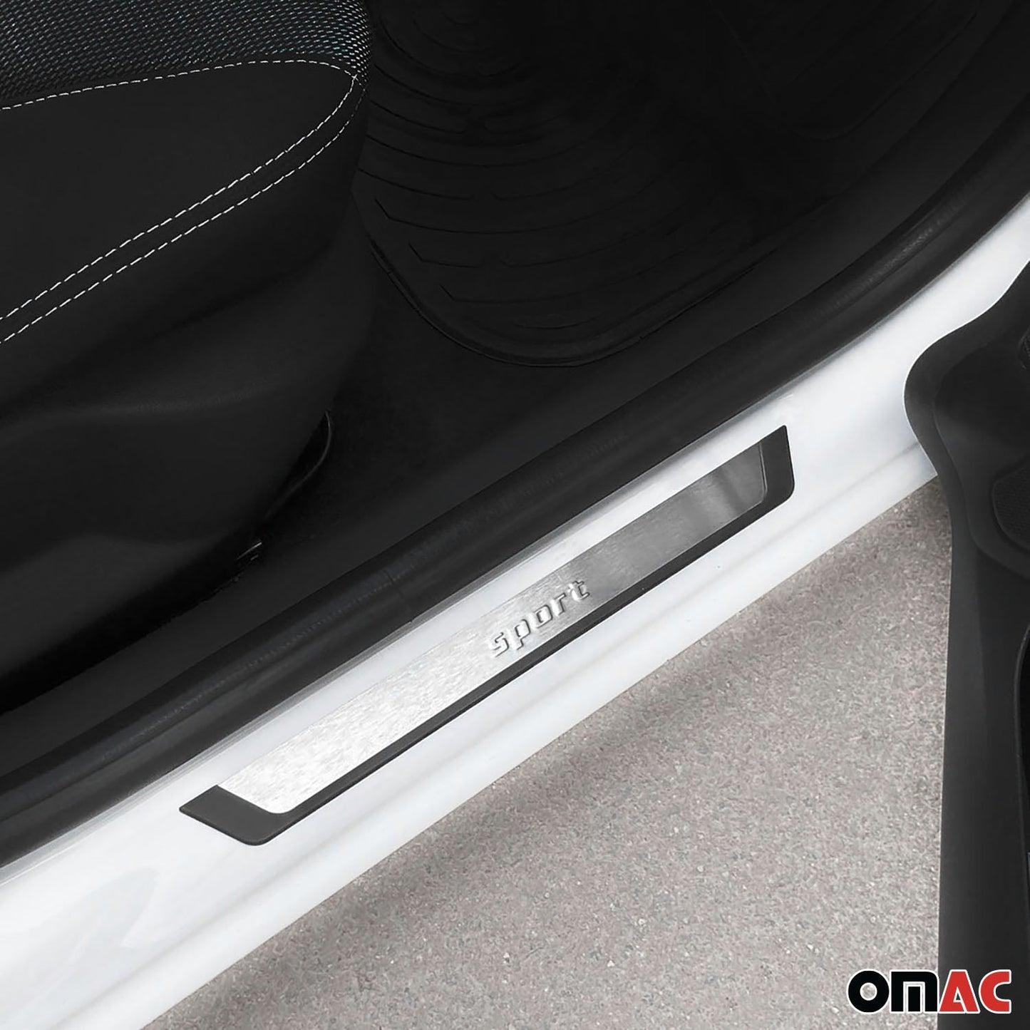 Toyota Tundra Door Sill Scuff Plate Scratch Protector Sport Brushed Stainless Steel 4Pcs