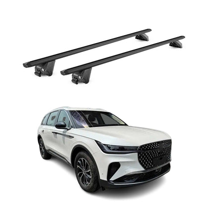 2024-2026 Lincoln Nautilus Roof Rack Cross Bars Luggage Carrier Alu Black 2x