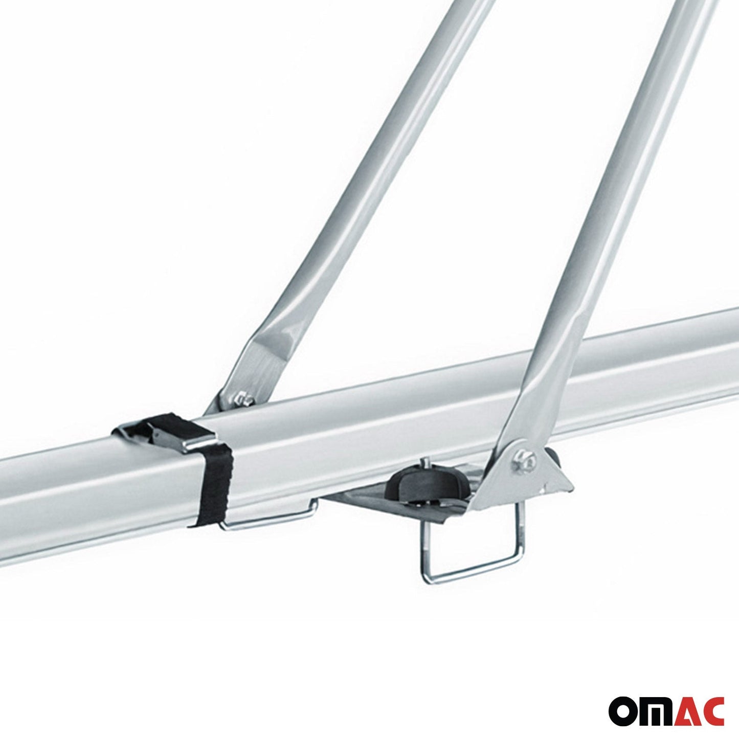 2Pcs Pro Bike Carrier Roof Mount Aluminum Steel Bicycle Rack Car Truck SUV