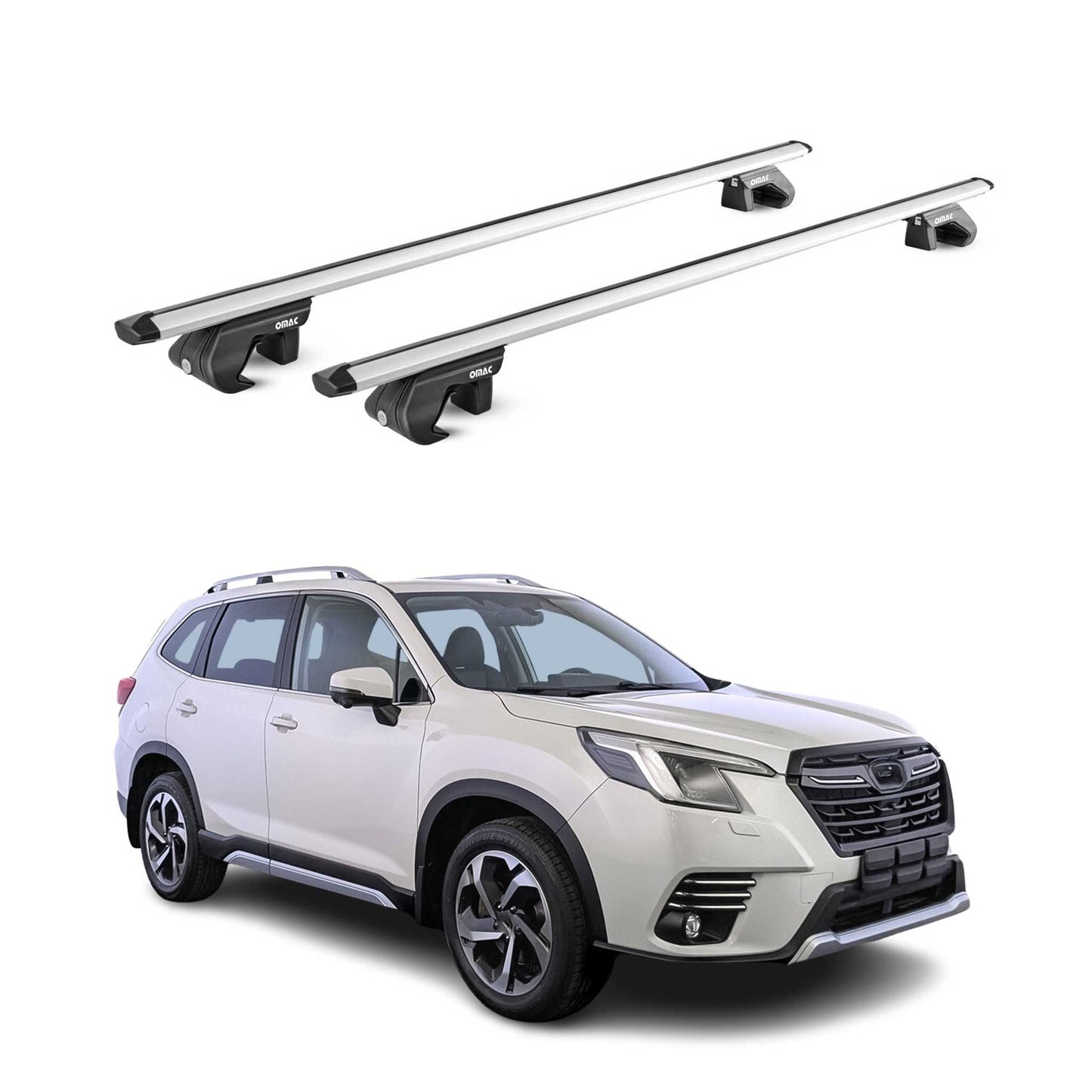 2019-2025 Subaru Forester V Roof Rack Cross Bars Luggage Carrier 2 Pcs