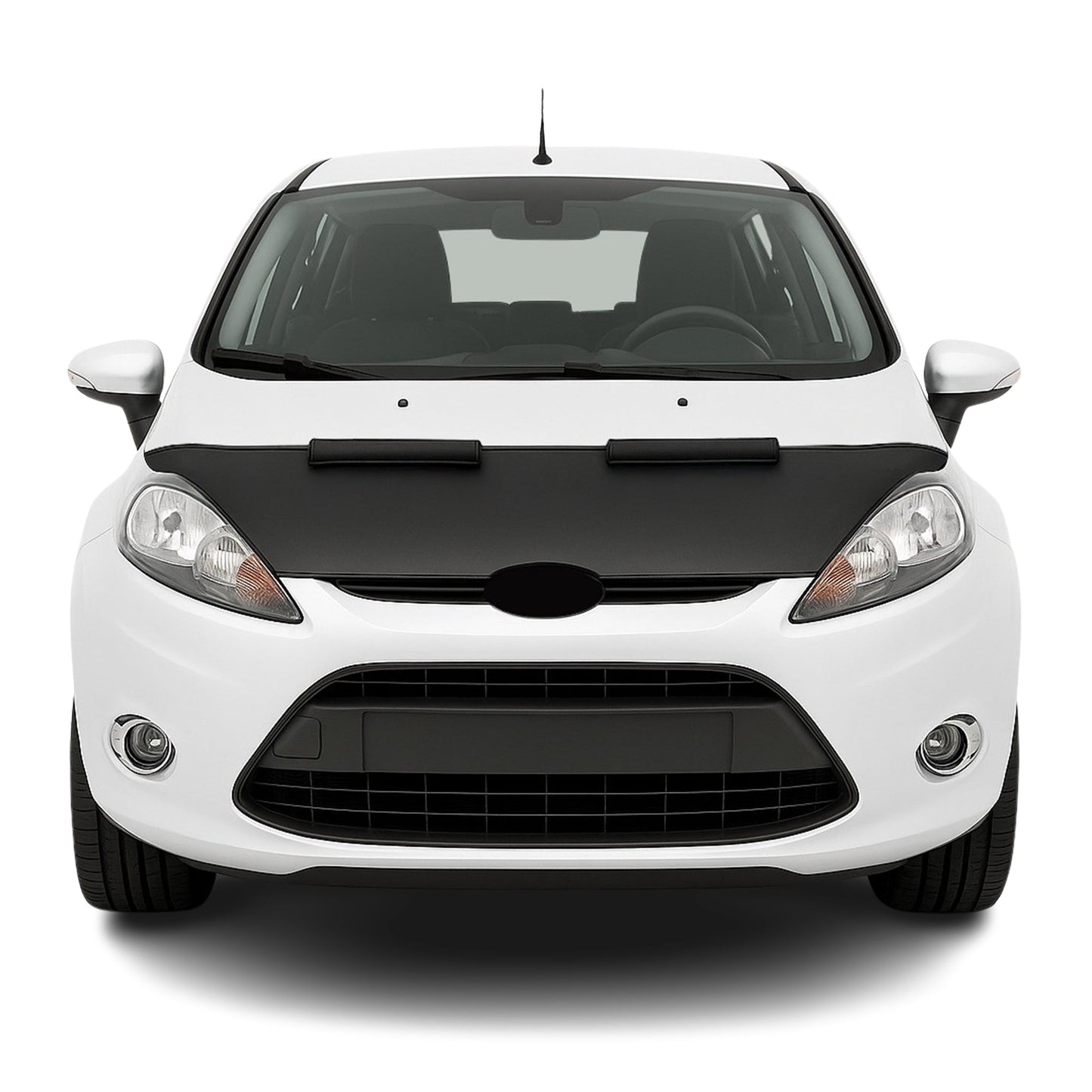 2011-2013 Ford Fiesta Car Bonnet Mask Hood Bra Black 1 Pc