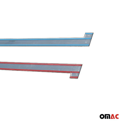 2015-2022 RAM ProMaster City Side Door Molding Trim Skirt Garnish Stainless Steel 2Pcs