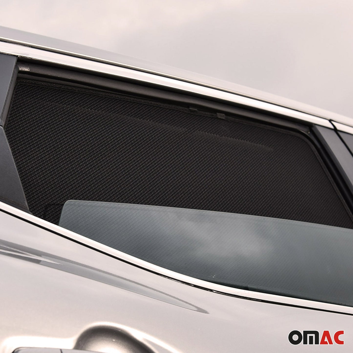 2014-2020 BMW 4 Series F32 Coupe   Side Rear Window Curtain Mesh Black 2Pcs