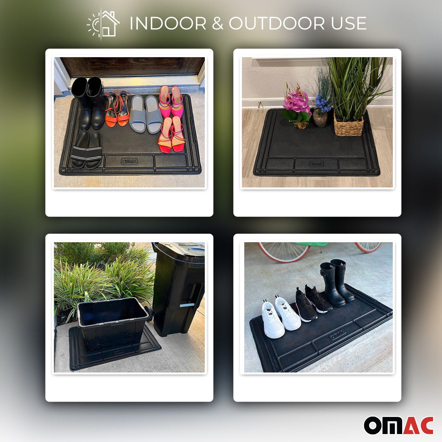 High Quality Black Under Sink Cabinet Protection Mat Waterproof Raised Edge