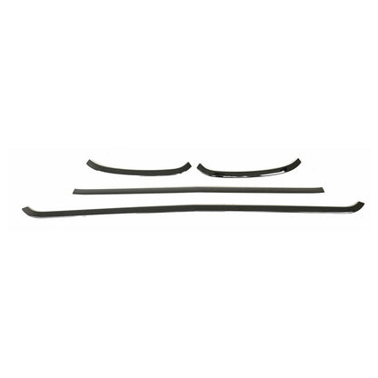 2019-2026 Mercedes Sprinter W907 910 Front Bumper Grill Trim Stainless Steel Dark 4x