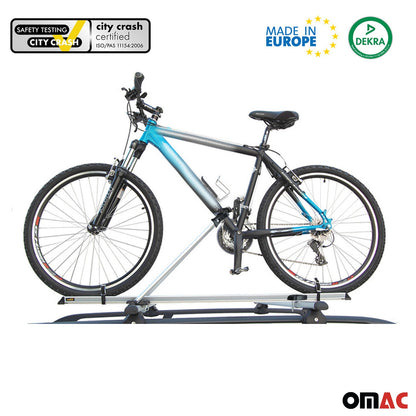 Pro Bike Carrier Roof Mount Aluminum Bicycle Rack Cycling Holder Car Truck SUV