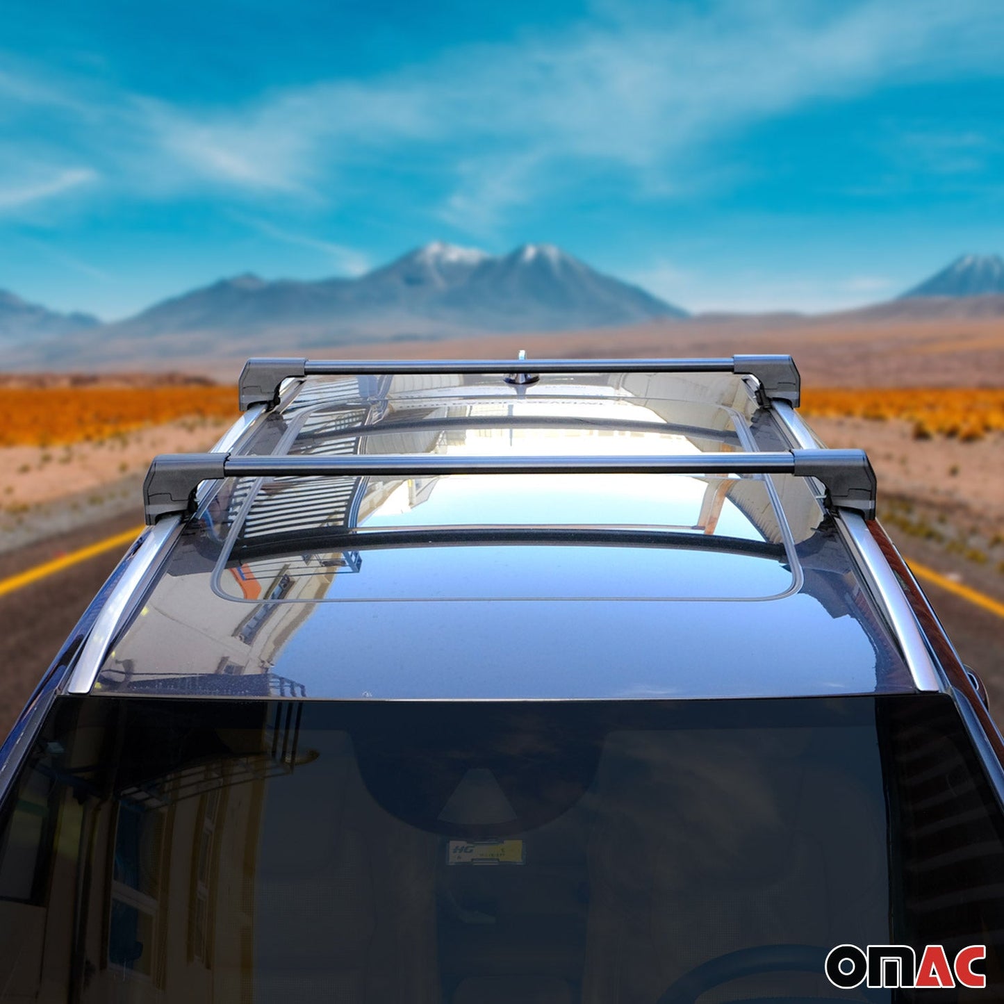 2017-2022 Kia Niro 1.gen Roof Rack Cross Bars Black