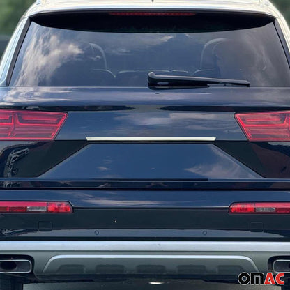 2017-2019 Audi Q7 4M Pre-Fl Rear Trunk Tailgate Door Handle Cover Stainless Steel