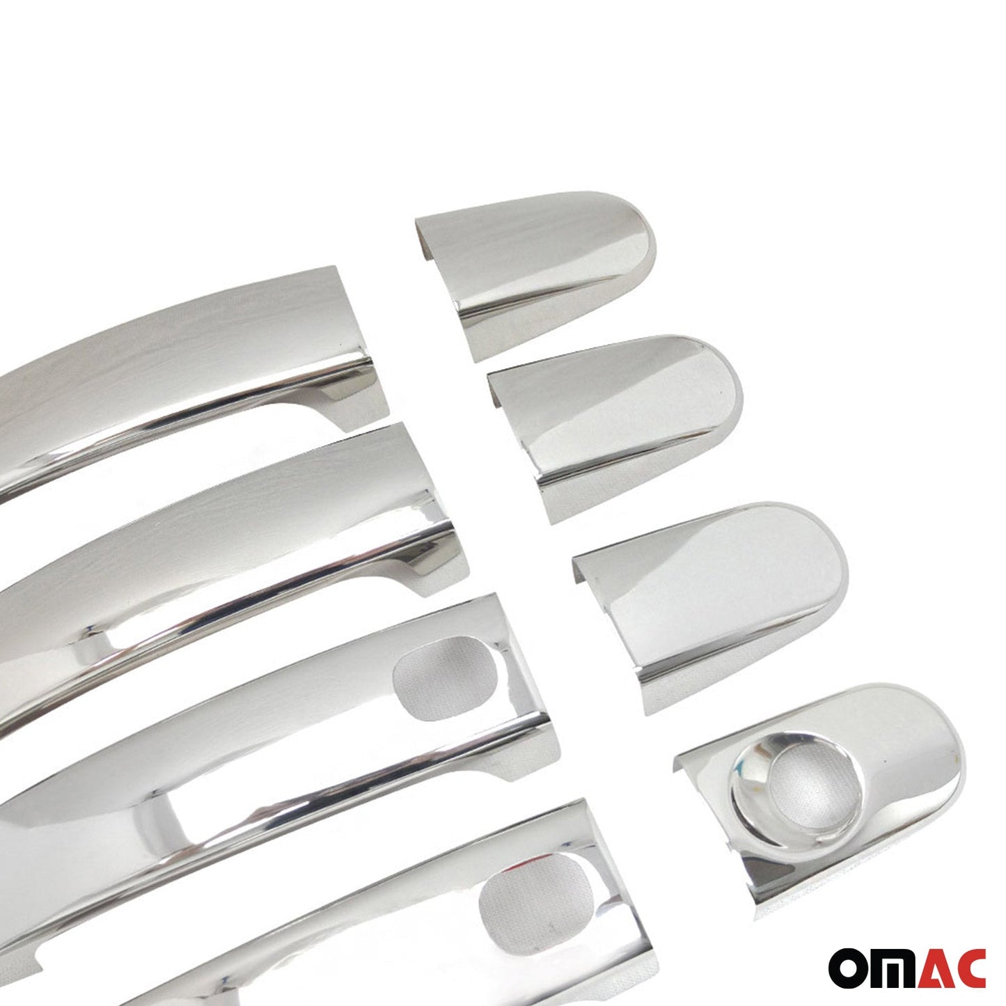 2010-2023 Ford Transit Connect Car Door Handle Cover Protector Stainless Steel Chrome 8 Pcs