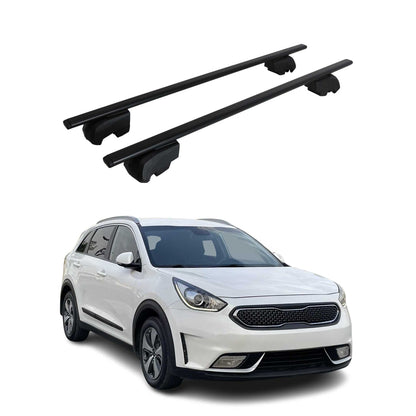 2017-2022 Kia Niro 1.gen Roof Rack Cross Bars Black