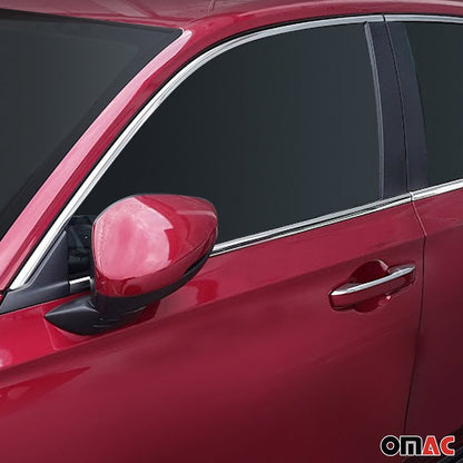2022-2026 Honda Civic Sedan Window Molding Trim Streamer Stainless Steel