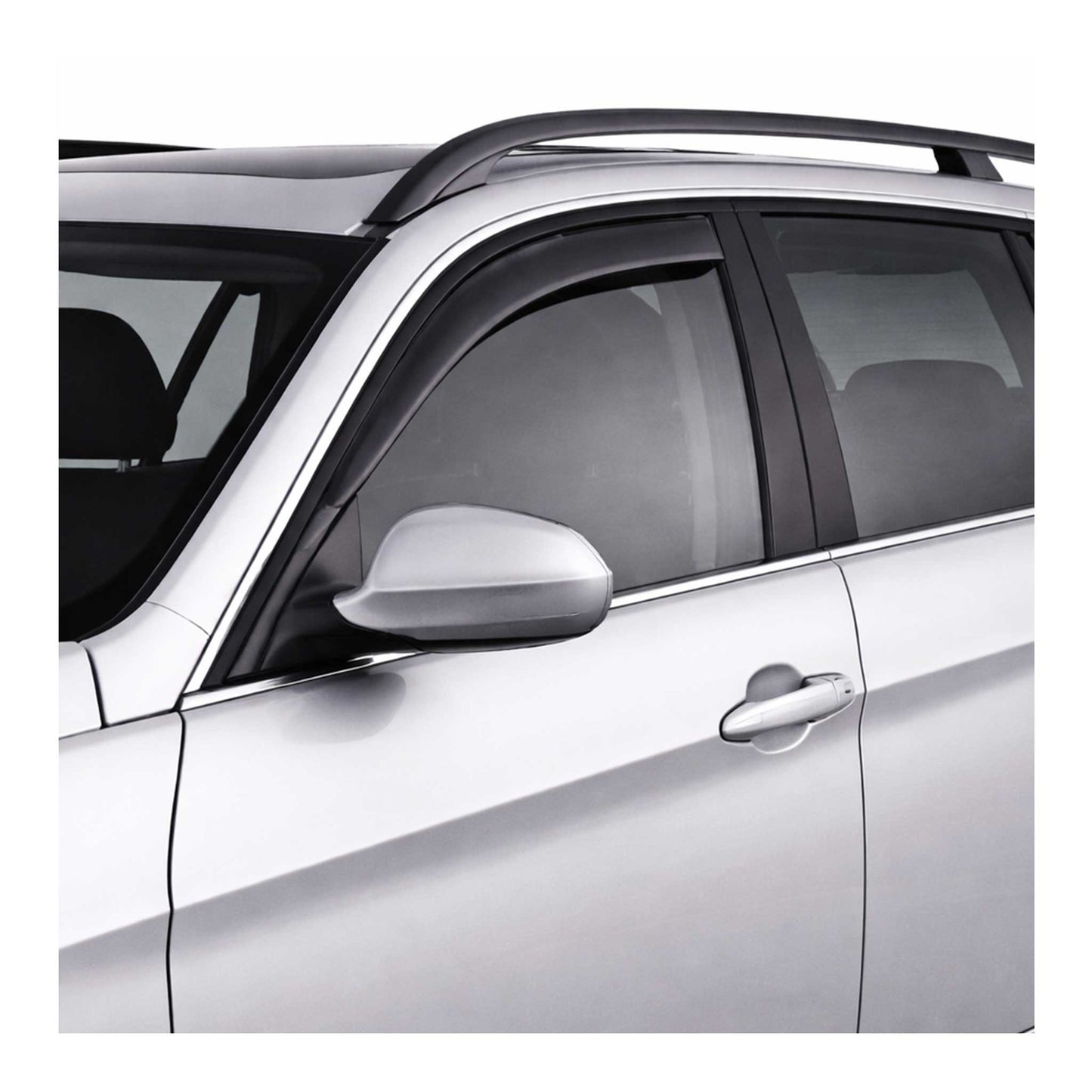 2005-2012 BMW 3 Series E90 Sedan 2004-2011 / E91 Touring Window Visor Vent Rain Deflector 2Pcs Smoke