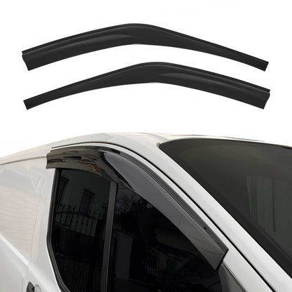 2015-2026 Ford Transit Window Visor Vent Rain Deflector 2Pcs Smoke