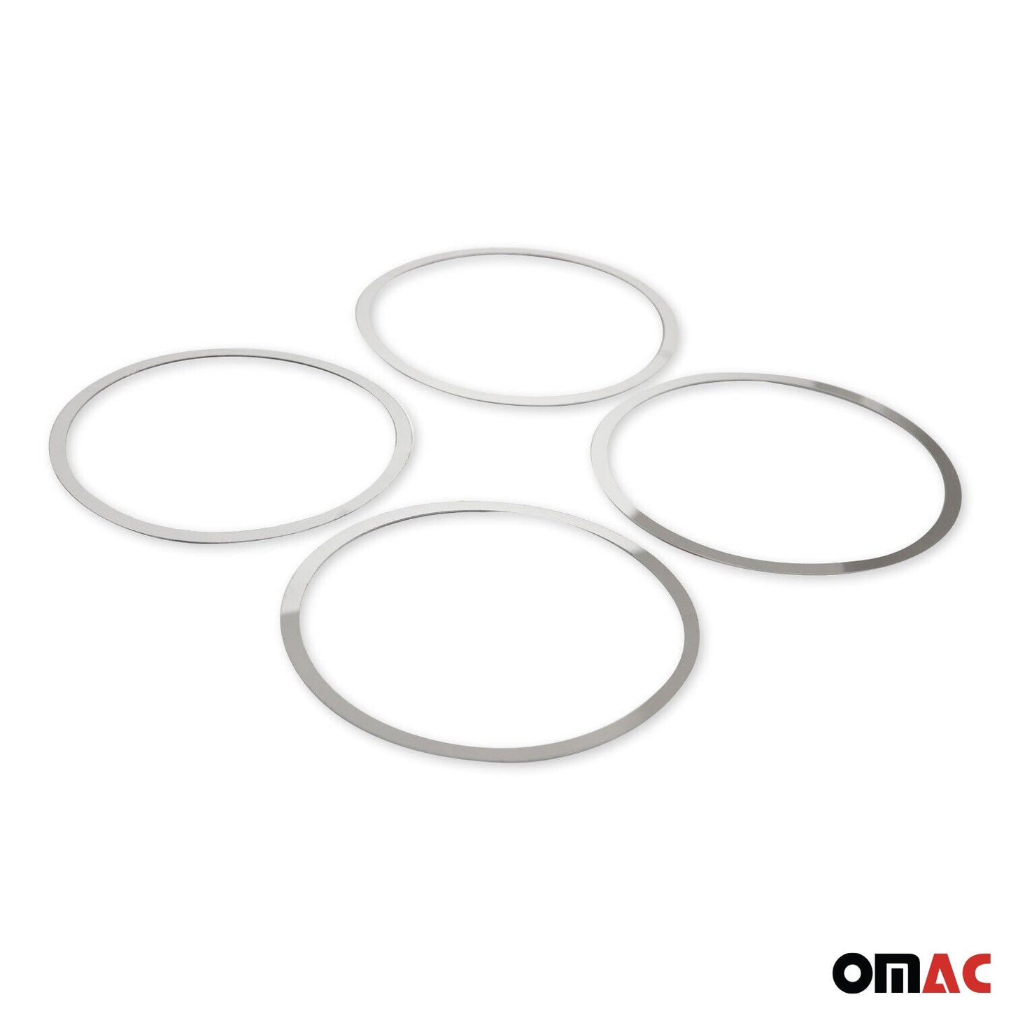 2014-2020 Nissan Rogue Speaker Audio Surround Trim Stainless Steel Silver 4 Pcs
