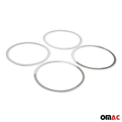 2014-2020 Nissan Rogue Speaker Audio Surround Trim Stainless Steel Silver 4 Pcs
