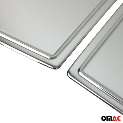 2005-2012 Nissan Pathfinder Window Molding Trim Streamer Stainless Steel Silver 2 Pcs
