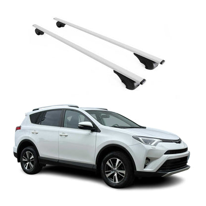 2016-2018 Toyota RAV4 Roof Rack Cross Bars Silver