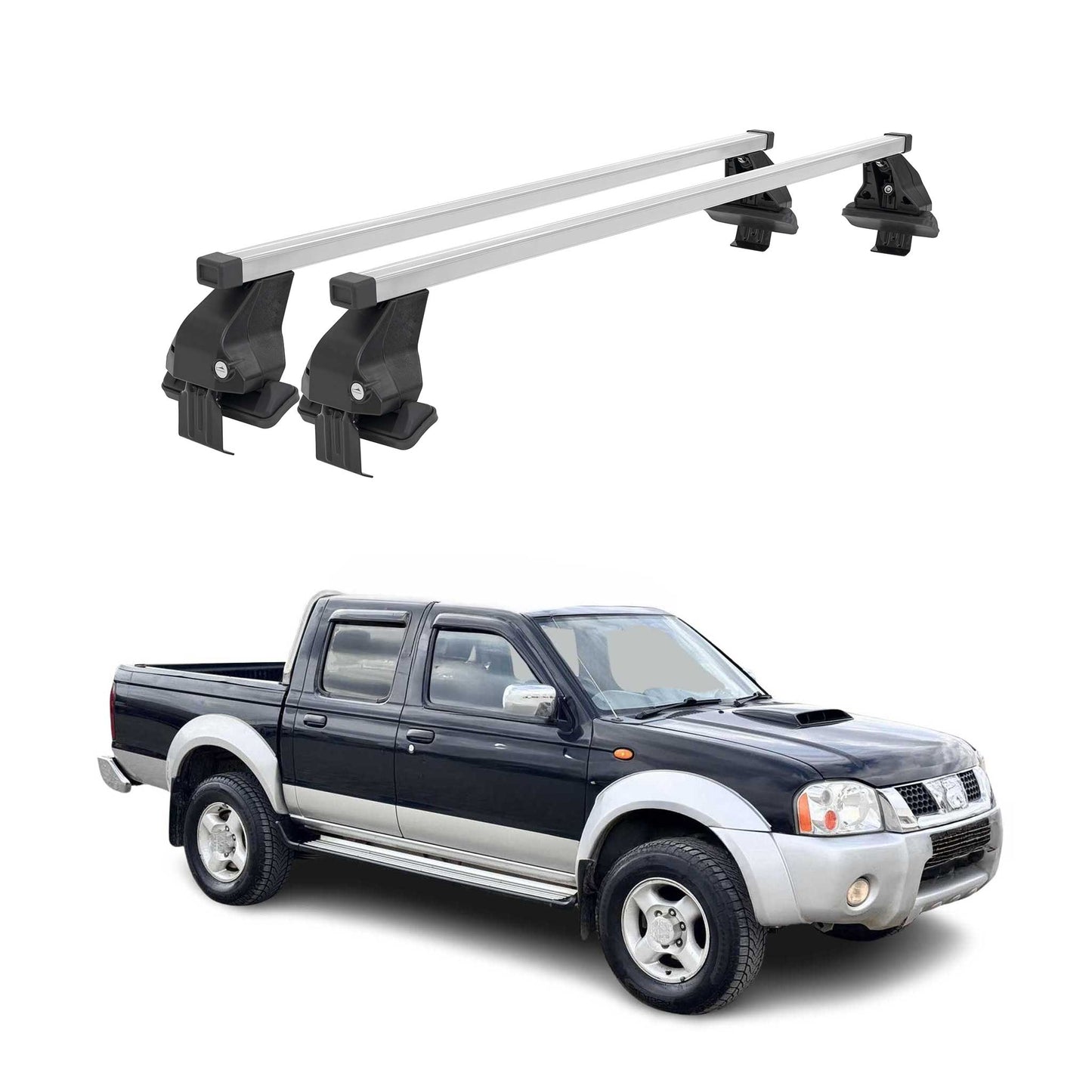 2022-2026 Nissan Frontier Roof Rack Cross Bars Silver