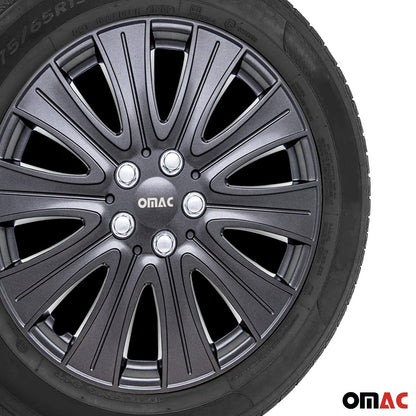 16" Hub Caps for Ford Transit 150 250 350 2015-2025 Metal Silver 4x Wheel Covers