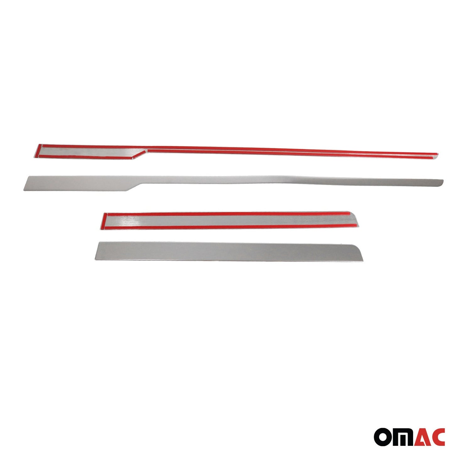 2022-2026 Hyundai Tucson Side Door Molding Trim Stainless Steel Silver 4x