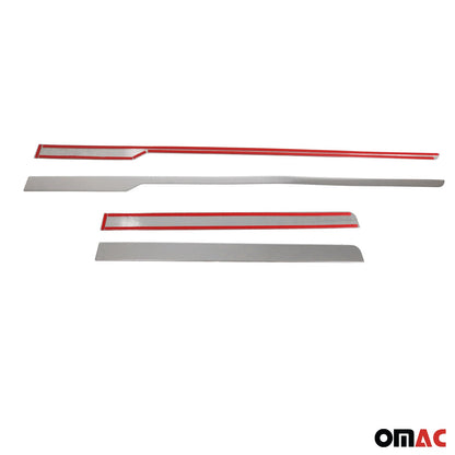 2022-2026 Hyundai Tucson Side Door Molding Trim Stainless Steel Silver 4x