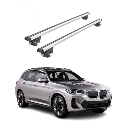 2021-2026 BMW iX3 G08 Roof Rack Cross Bars Luggage 220 Lbs Gray 2 Pcs