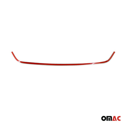 2012-2017 Kia Rio Hatchback Front Bumper Grill Trim Molding Stainless Steel Silver 1Pc