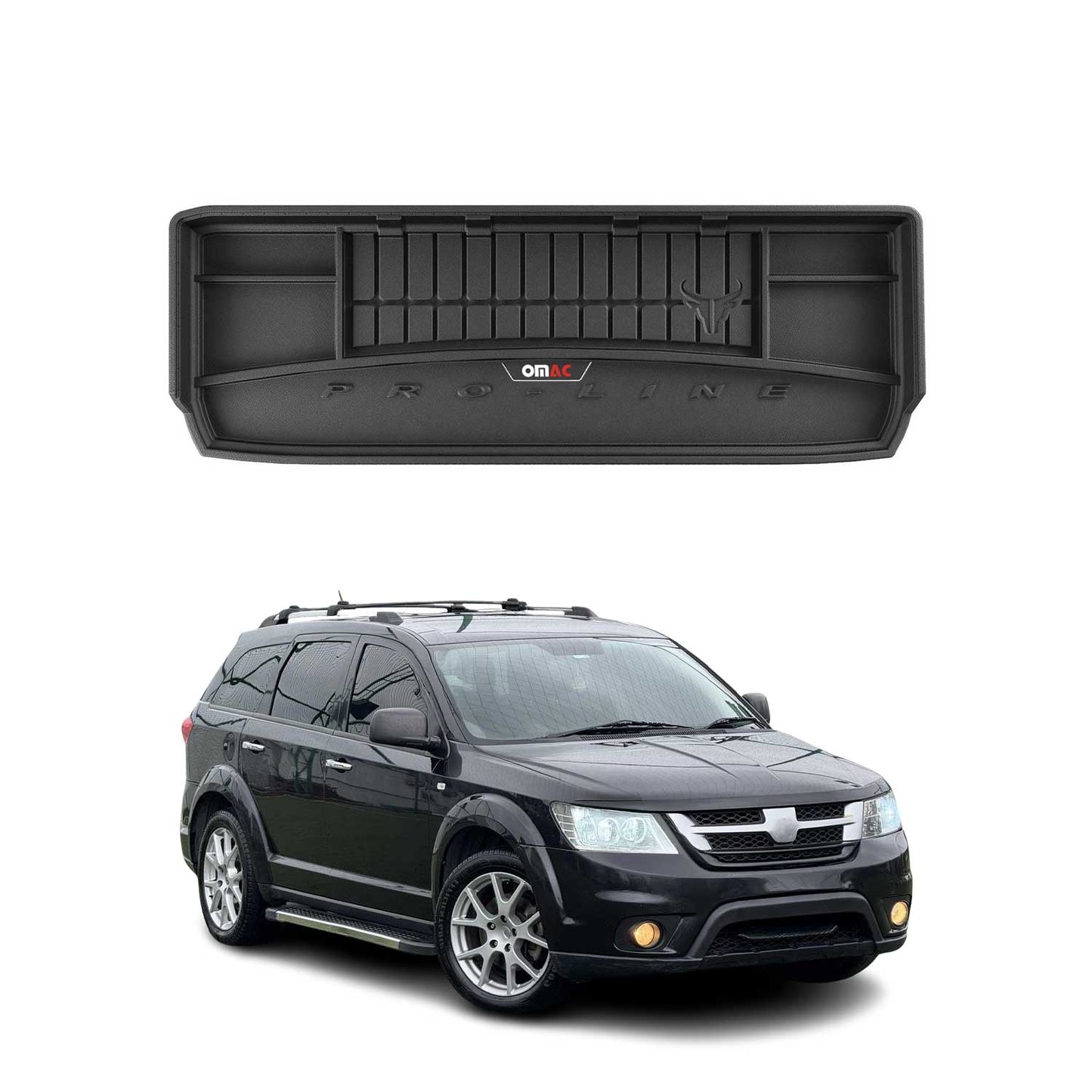 2009-2020 Dodge Journey Premium Cargo Liner Trunk Mat All Weather Heavy Duty