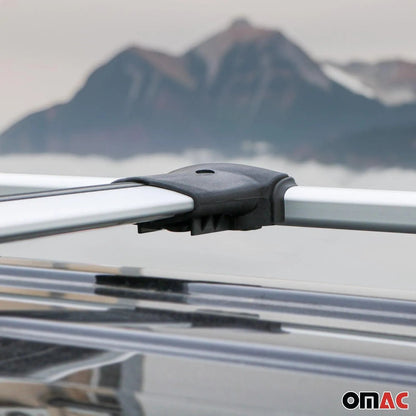 2014-2026 RAM ProMaster Bike Rack Carrier Roof Racks Set Silver 3Pcs
